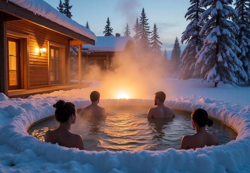 Arctic spa wellness treatments at northern retreat