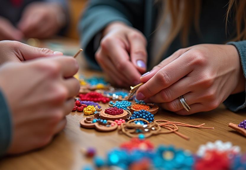 Traditional Indigenous beadwork and crafts workshop