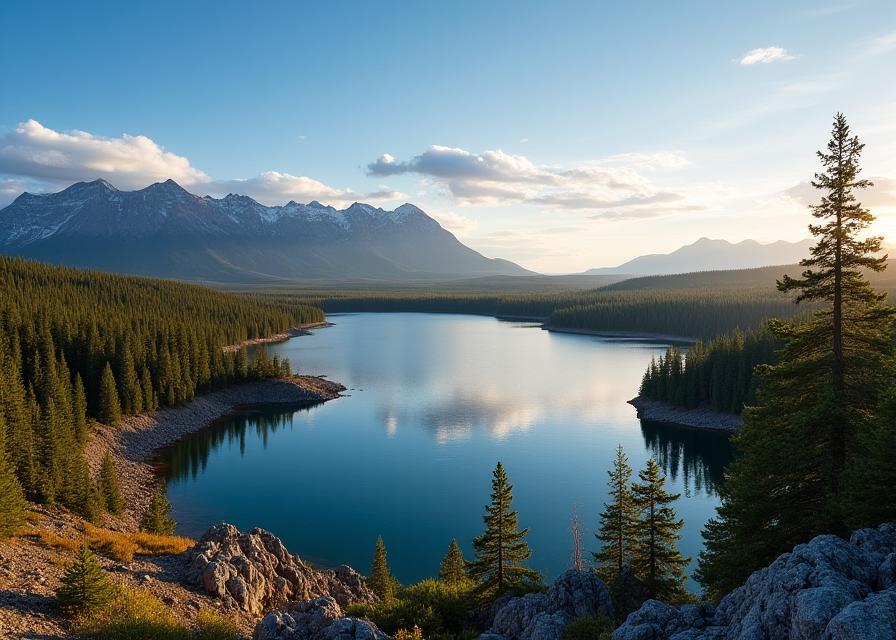 Landscape photography in pristine Northwest Territories wilderness